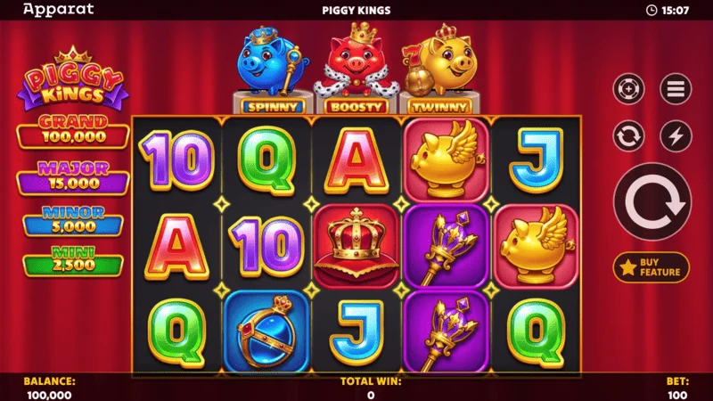 Piggy Kings — Hold and Spin palaišana ar Boosty